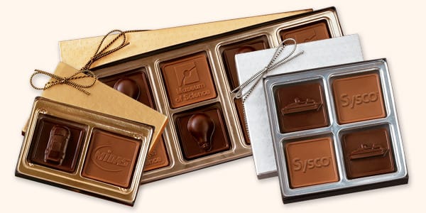 3D Squares Chocolate Gift Boxes