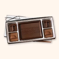 SQ4 Small Custom Chocolate Squares Gift Box