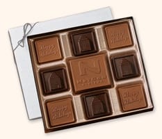 SQ8 Medium Custom Chocolate Squares Gift Box